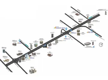 Sattva Vasanta Skye location map, Devanahalli, Bangalore